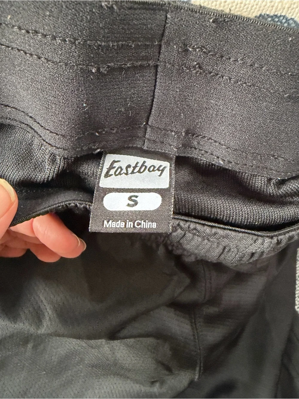 Men's Black Performance Joggers with Elastic Waist